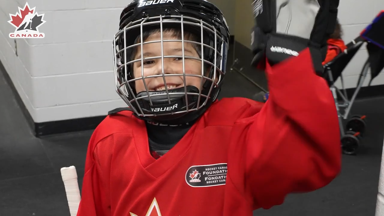 During the 2024 TELUS Cup, the Hockey Canada Foundation made Dreams Come True for 29 young players in Membertou.